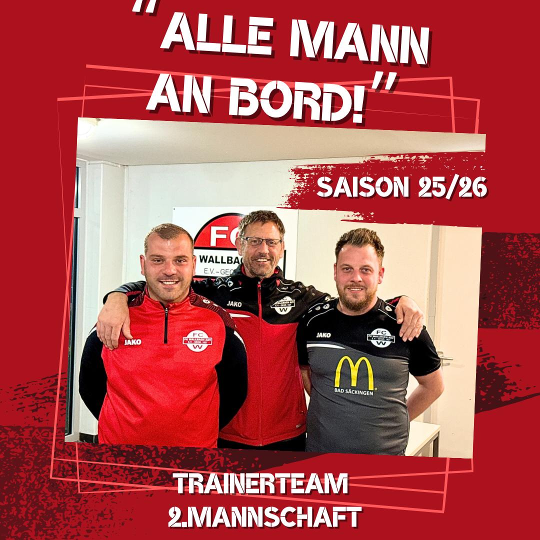Trainerteam Zweite Mannschaft FC Wallbach